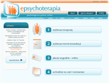 Tablet Screenshot of epsychoterapia.pl